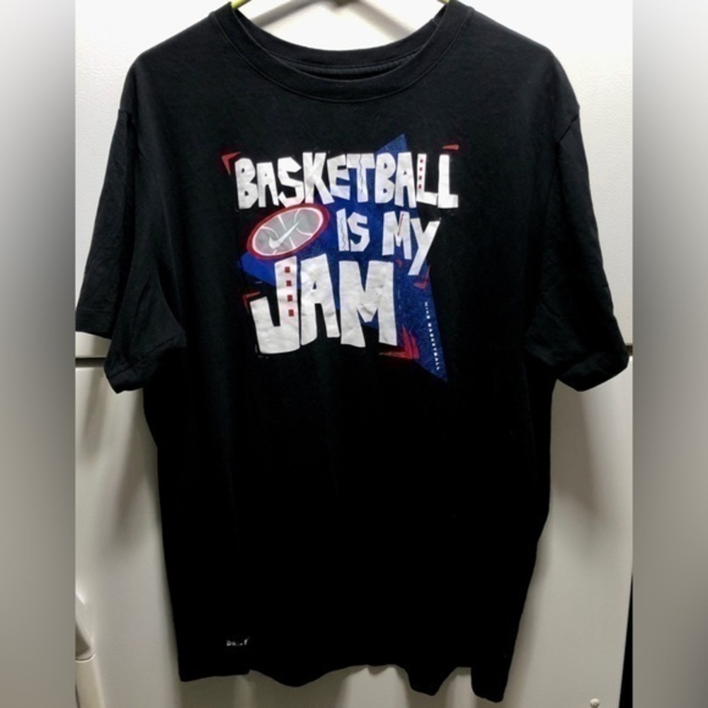 ๐ชฝNike Dri-FIT Men's "Basketball Is My Jam" Graphic T-Shirt Black Size XL